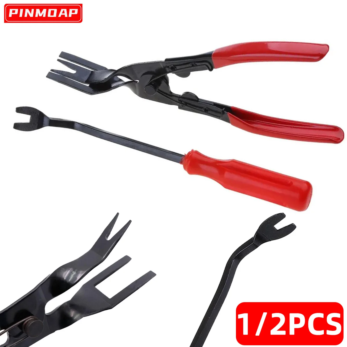 PINMOAP Car Clip Pliers Tool Panel Clip Pliers Set Car Fixing Clip Decorative Rivet Disassembly Tool Manganese Steel Clamp