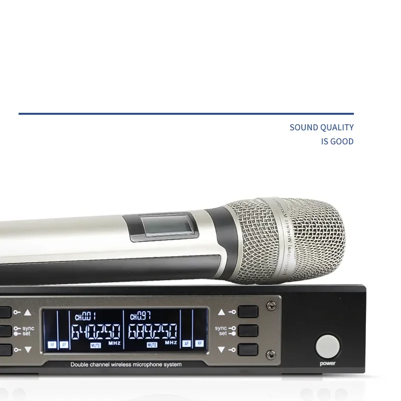 EW135G4 SKM9000 UHF Dual Channel Set System Dual Handheld Professional Wireless Dynamic Karaoke Microphone Stage Performance