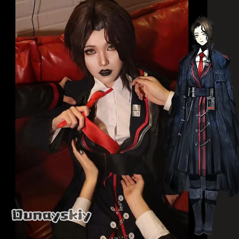 Disfraz de Cosplay de Hermann de Limbus Company, Uniforme del Director de la Empresa N, Disfraz de Halloween para Juego de Rol, Talla para Mujer, Traje de Hermann para Escenario