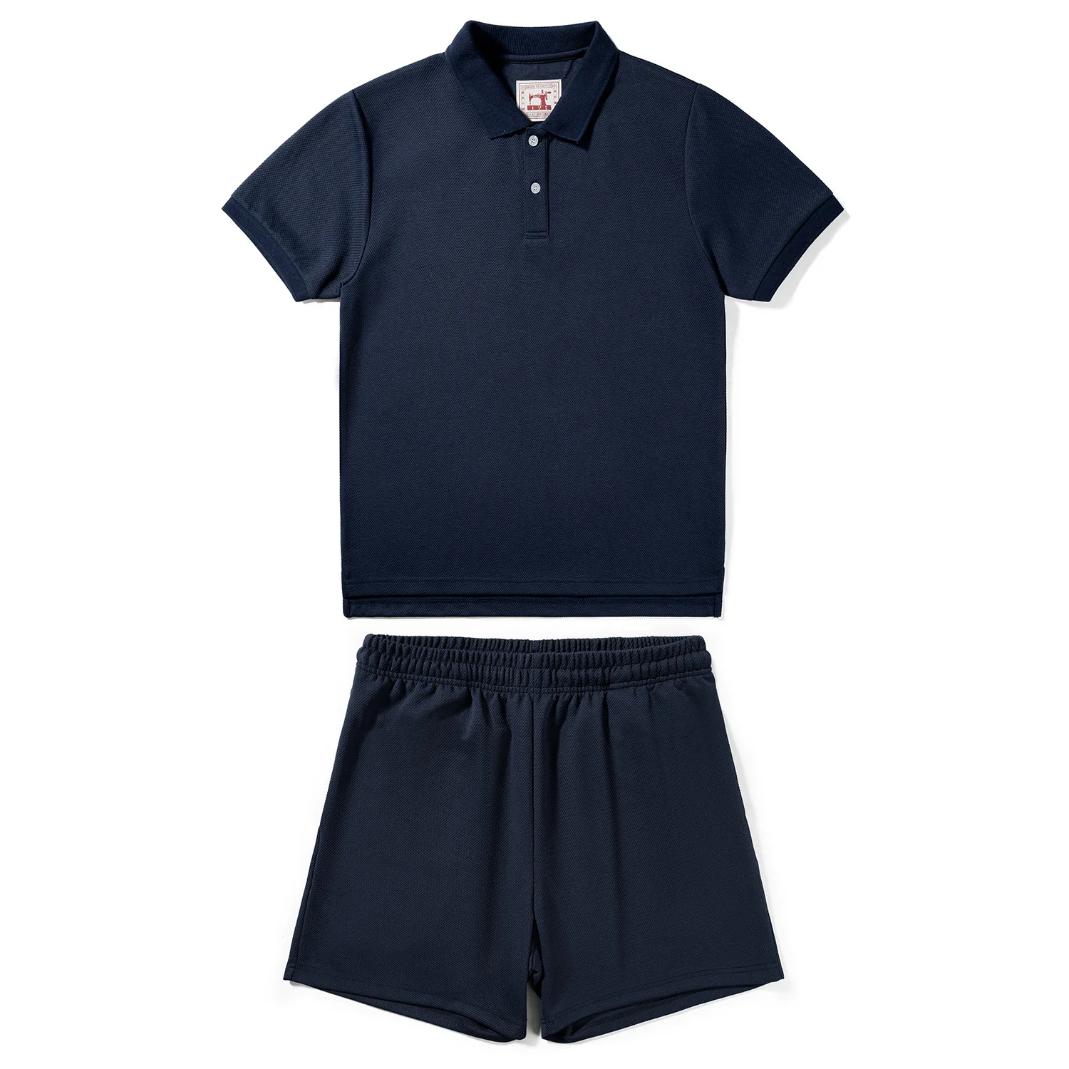 

Летний комплект поло Akkad Kuti, мужская футболка, мужские повседневные шорты, комплект в стиле ретро с узором ананаса, моющийся базовый комплект