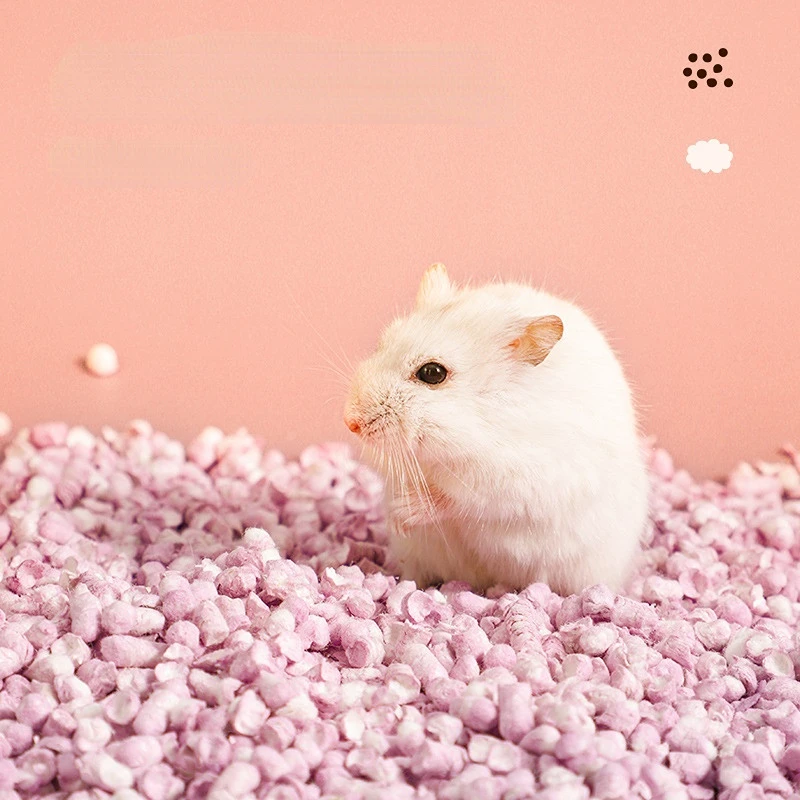 300g Hamster Paper Bedding Dust-Free and Odor Control Paper Litter for Syrian Dwarf Hamsters Gerbils Mice Lemming Degus Reptile