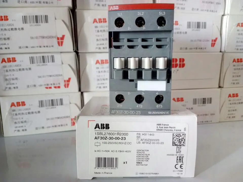 New Original ABB Contactor AF30Z-30-00-23 100-250V Direct AC Shared 50/60Hz