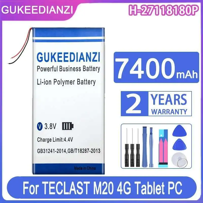 

Laptop Battery H-27118180P 7400Mah Reliable Power Supply Long-Lasting For Teclast M20 4G Tablet PC