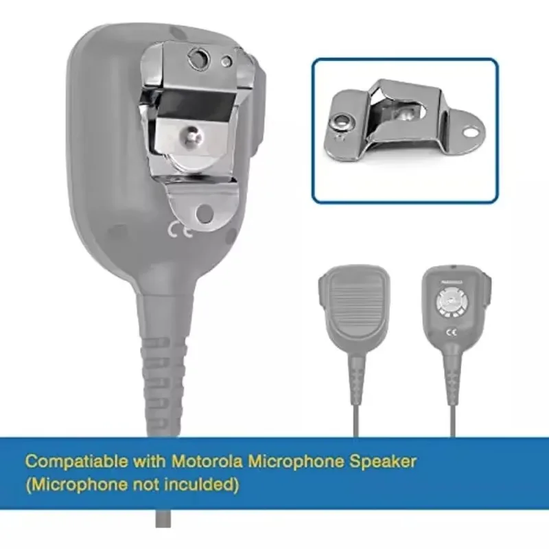 20Pcs Mic Holder Microphone Speaker Hang Up Clip for Motorola CM300 GTX800 GM360 Kenwood HLN9073 GM360 TM-281A Two Way Radios