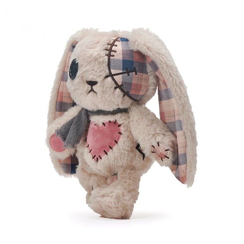 Véritable peluche Dreadfuls Animal peluche mignon amour lapin peluche poupée câlin confort couture jouet anniversaire vacances cadeau