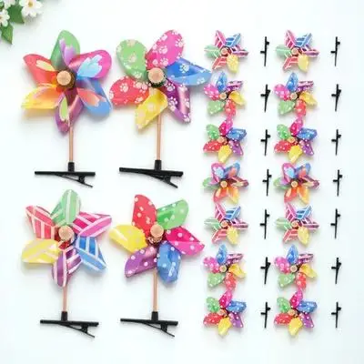 25 قطعة من مشابك الشعر على شكل طاحونة الهواء، إكسسوارات شعر أنيقة وخفيفة الوزن للنساء والفتيات والأطفال، ملابس يومية مريحة #6