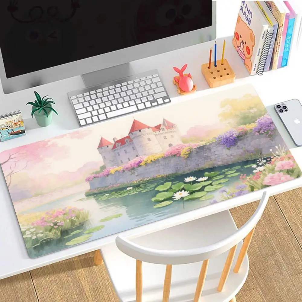 

Коврик для мыши Большой игровой коврик для мыши Компьютерная мышь Настольный коврик Коврик для пола Красивые пейзажи Офисный коврик для клавиатуры