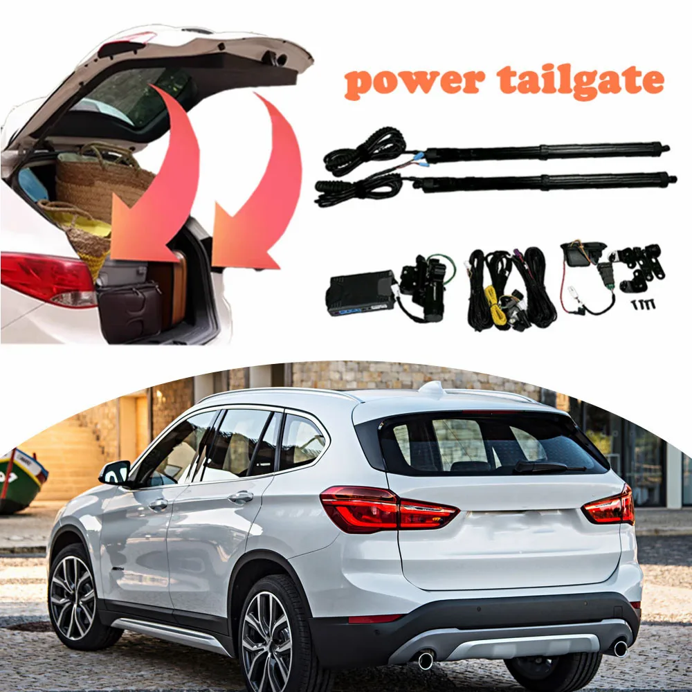 Система электропривода двери багажника с дистанционным управлением и датчиком открывания ногой для BMW X1 F48 2016-2022 (подходит для установки)