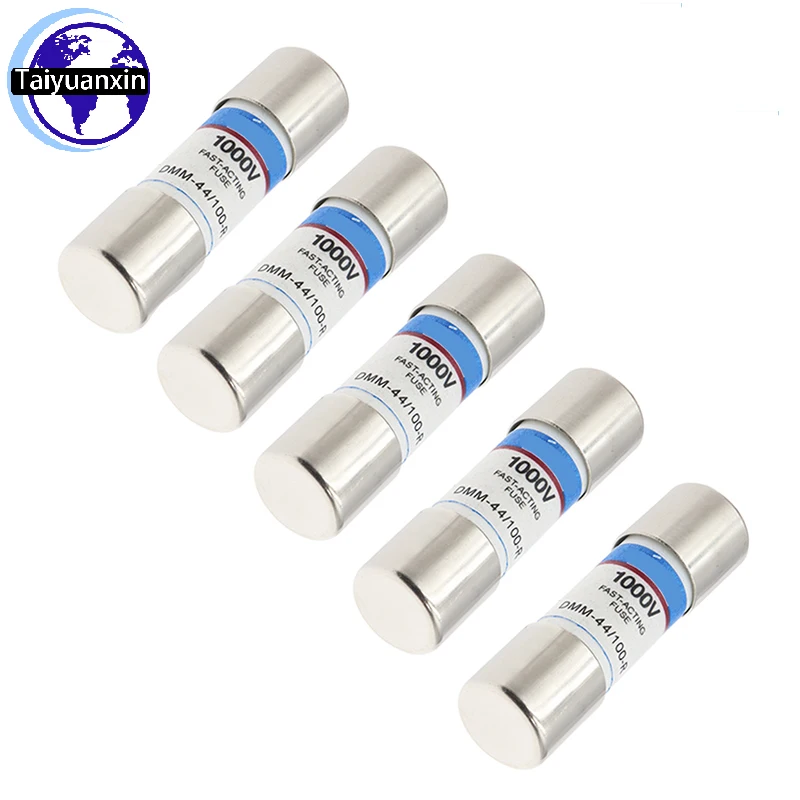 5PCS DMM-44 100 Ceramic Fuse 440mA 1000V DMM-44 100-R DMM44 10*35MM Fluke Multimete Fuses