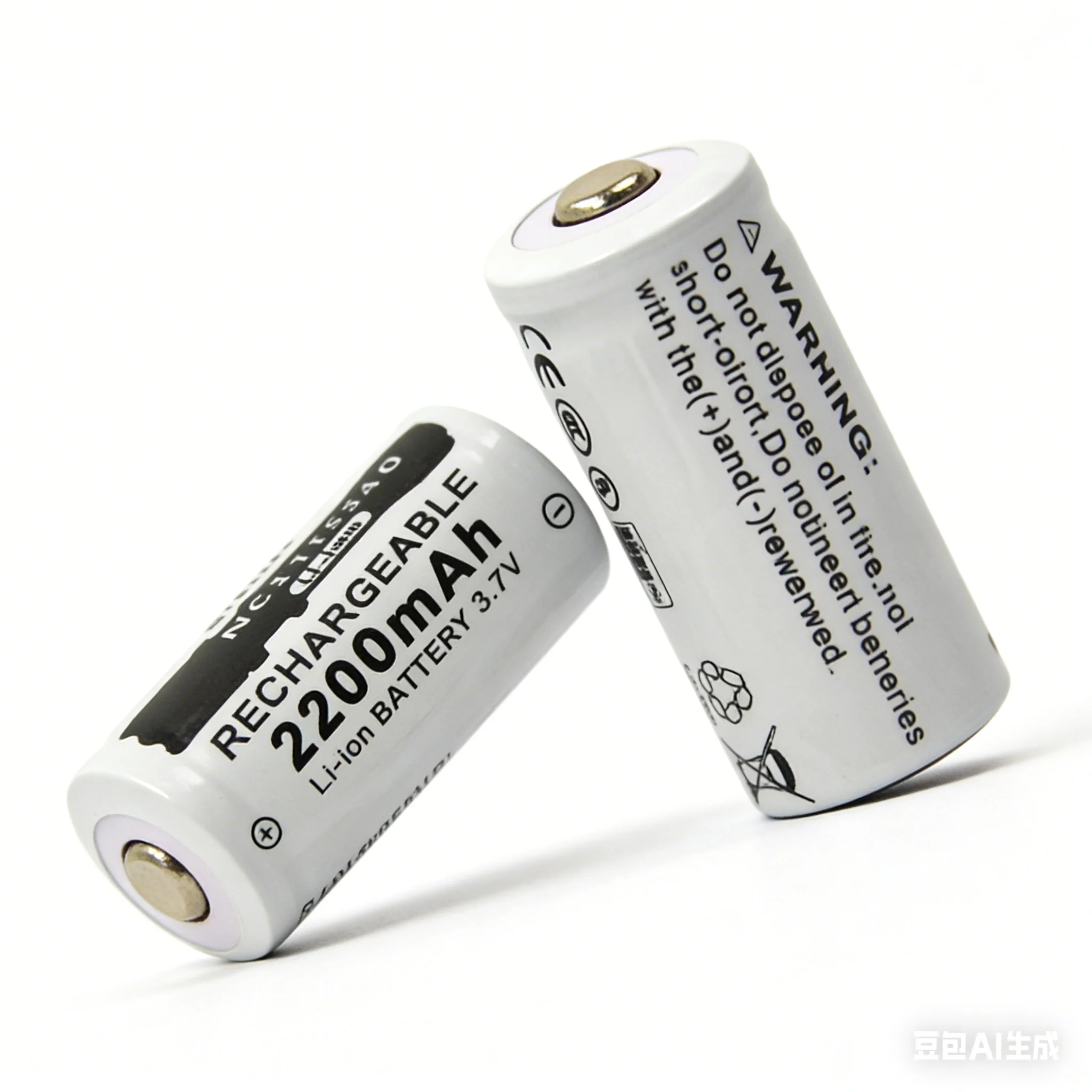 4 szt. 2200mAH 3.7V CR123A 123A 16340 akumulator litowo-jonowy do latarki