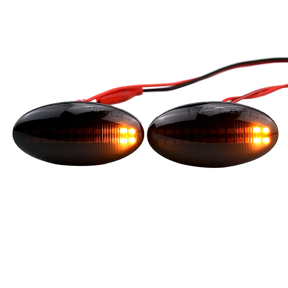 2 stücke Led Dynamische Seite Marker Blinker Licht Sequentielle Blinker Licht Bernstein Anzeige Für Suzuki Swift Jimmy Grand Vitara JT