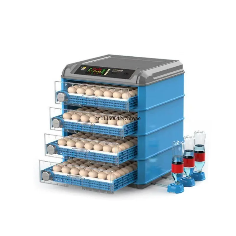 For 256‑500 Eggs Fully Automatic Egg Incubator Dual‑Power Hatcher Temperature Humidity Control Chicken Roller Hatching Machine