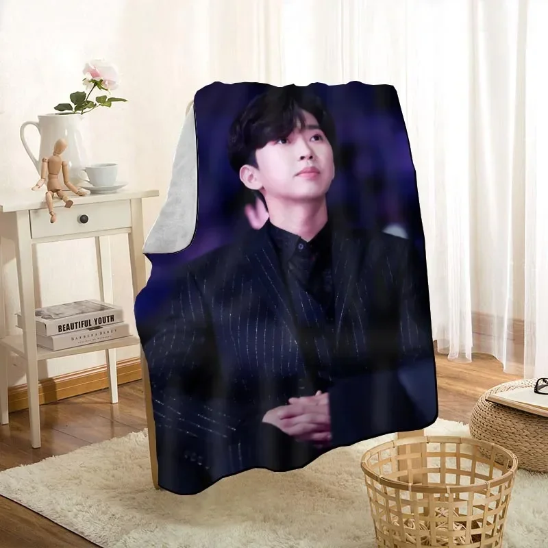 Selimut Woong Woon muda baru Lim selimut lembut cetak melempar di rumah/Sofa/tempat tidur selimut penutup Travel dewasa portabel WJY11.22