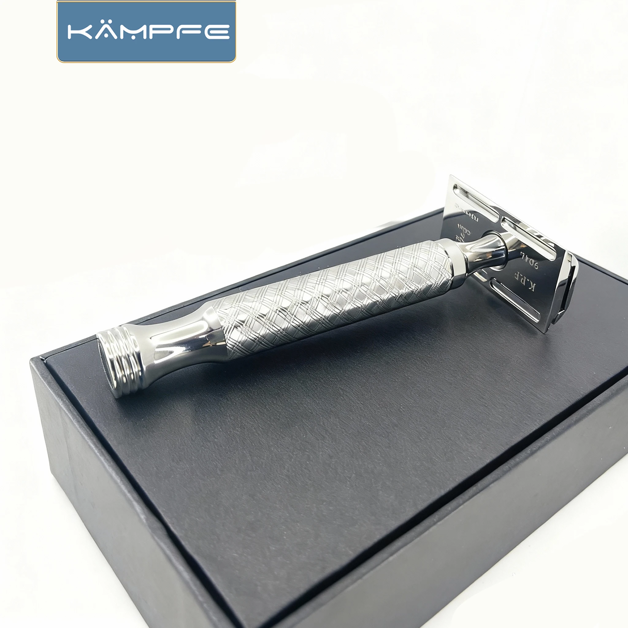 

KAMPFE Бритва для бритья из нержавеющей стали с ЧПУ — прочный парикмахерский аксессуар для ухода за мужчинами и парикмахерским оборудованием
