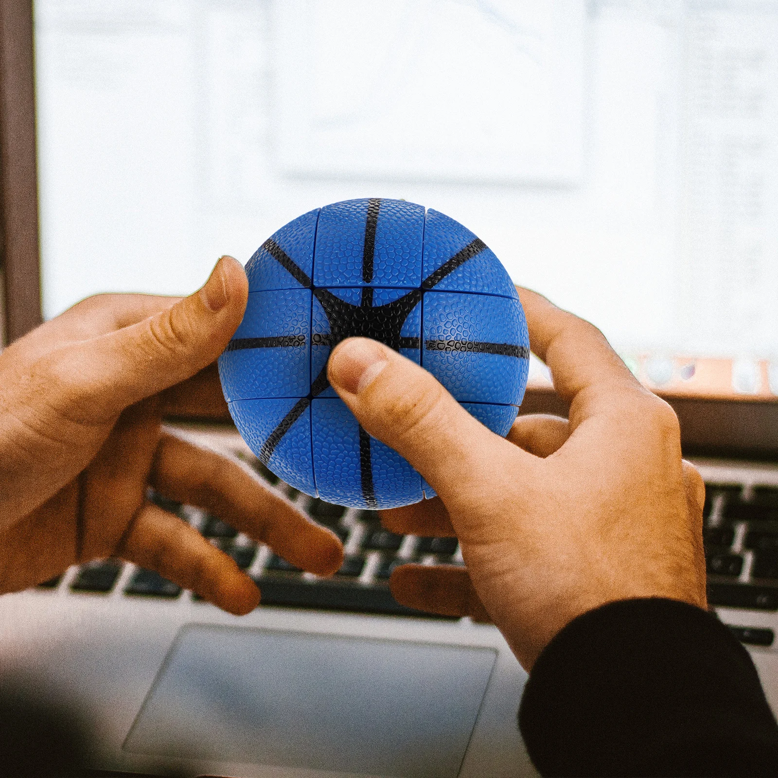 Creative Basketball Puzzle Cube Fine Craftsmanship Stress Relief For Kids Educational Play Parent-Child Interaction Puzzle Ball