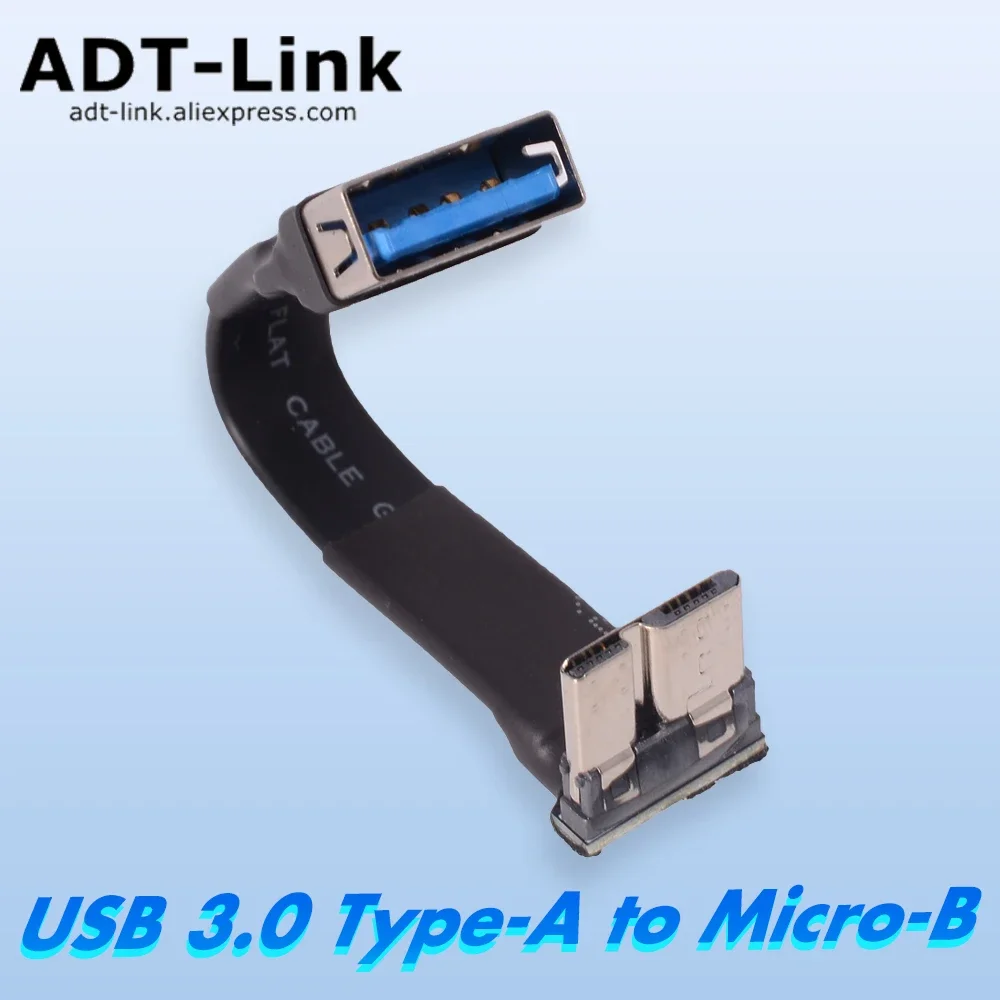 USB 3.0 Cable Type-A Female to Micro-B Male 5Gbps 5V/1.5A Data Sync Cable for Industrial Camera Hard Disk Enclosure