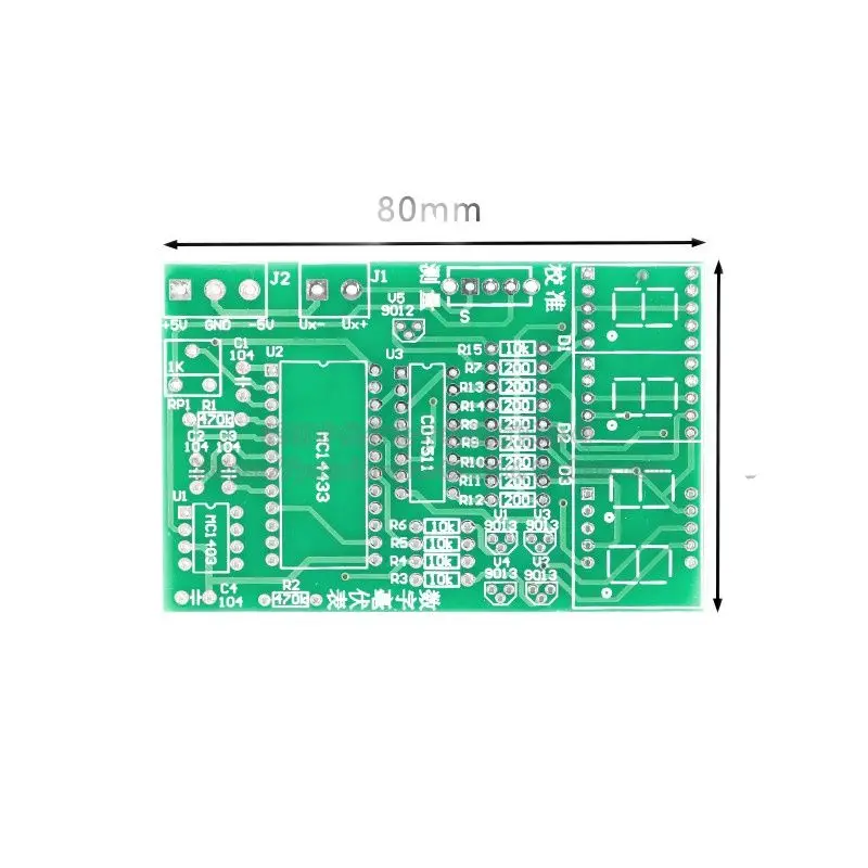 デジタルミリフリー電圧計diy生産キット広告変換溶接部品電気および電子スキル教育およびトレーニング