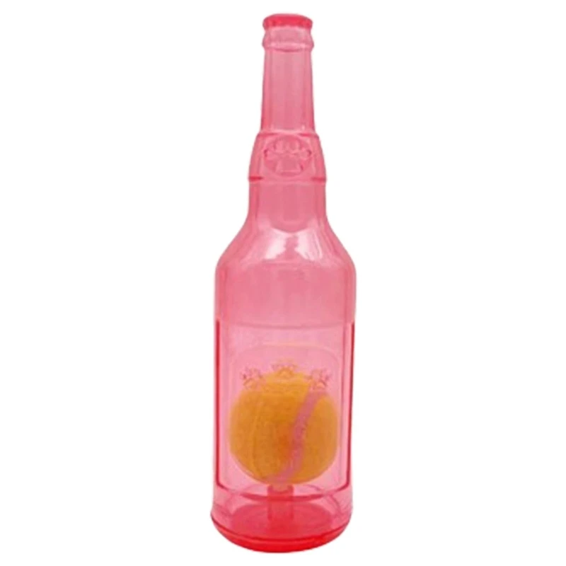 Dog Toy Water Bottle Cruncher Chew Bottle Toys For Dogs Plastic Water Bottle Chew Toys For Dogs With Ball