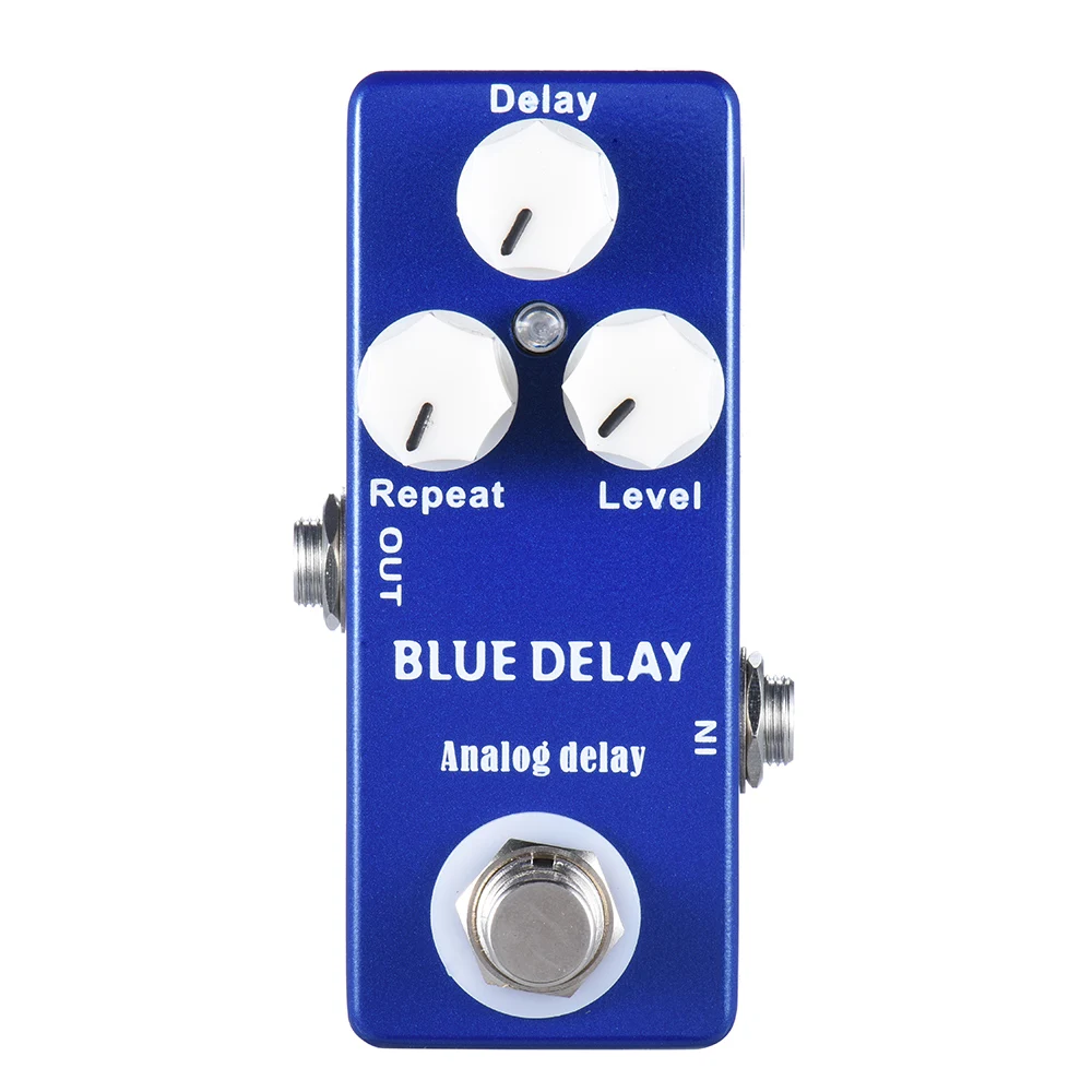 MOSKY Deep Blue Delay Mini Guitar Effect Pedal True Bypass Mini Single Guitar Effect Pedal Effects Processors True Bypass Guitar