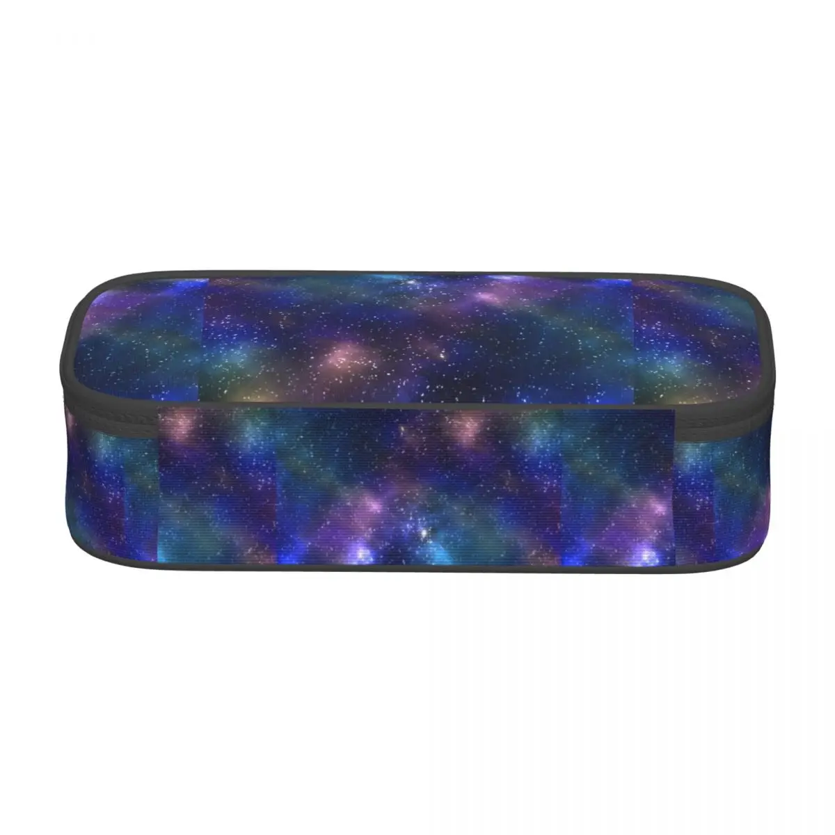 Imagem -02 - Galaxy Starry Impressão Case Lápis Lua Espaço Céu Grande Legal Zíper Caixa de Lápis Meninas Meninos de Volta à Escola Caneta Organizador