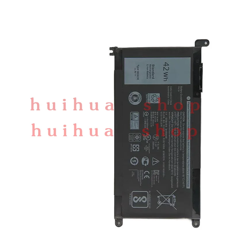 

WDX0R T2JX4 3CRH3 WDXOR Replacement Battery for Dell Inspiron 13 5000 5368 5378 7368 14 7000 7460 5567 7560 15MF FW8KR 42Wh