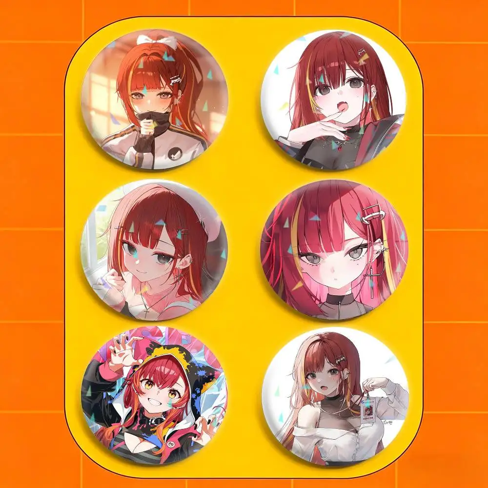 A-Akane Lize Singer Badges Niche Design Brooch for Backpack Lapel Pins Creative Accessories