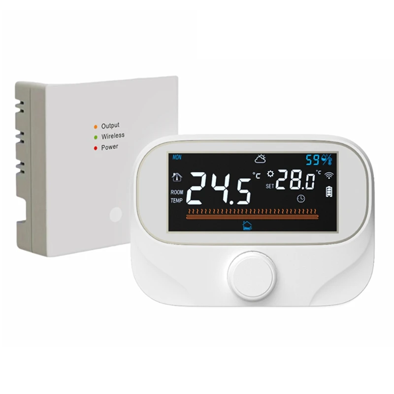 Tuya Wifi Smart Home Wireless Thermostat RF Battery Gas Boiler Water Heating Digital Temperature Controller