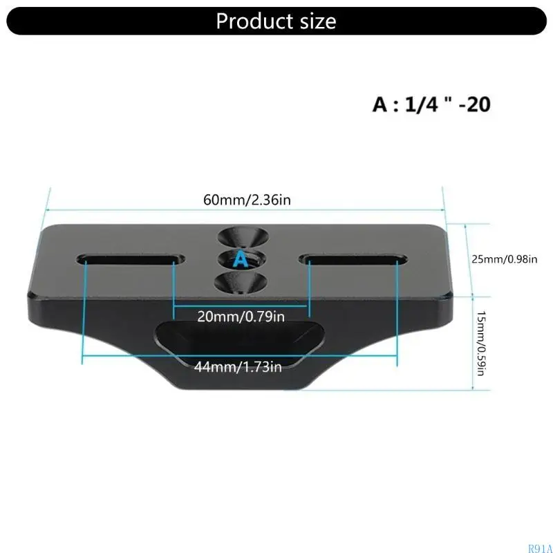 R91A 3G Mini Adapter Holder Camera Camera Camera Canverter Converter Aluminum Camera Support