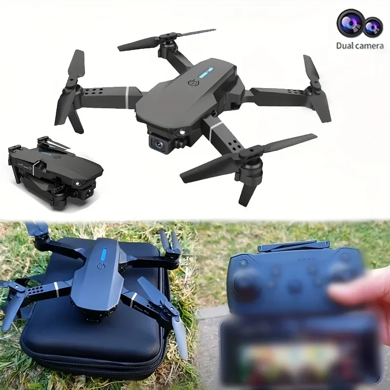 Follow – quadrirotor télécommandé UAV, double caméra HD pour débutants, apprendre à voler, outils, préparer des cadeaux de noël pour les enfants