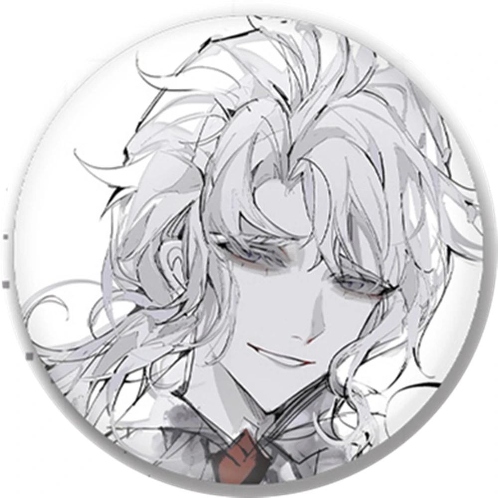 

58mm Game Identity Ⅴ Frederick Kreiburg Composer Cosplay COSTUME Badge Pin SPTE Tinplate Brooch Prop Gift