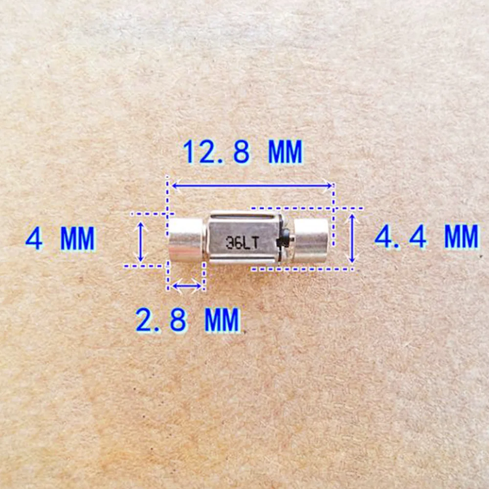 

100PCS Ultra-Miniature Vibration Motor DC 1.5V-3V Vibrator Rotor Mini 3*4mm Double Vibration Head Massager Toy Model Phone