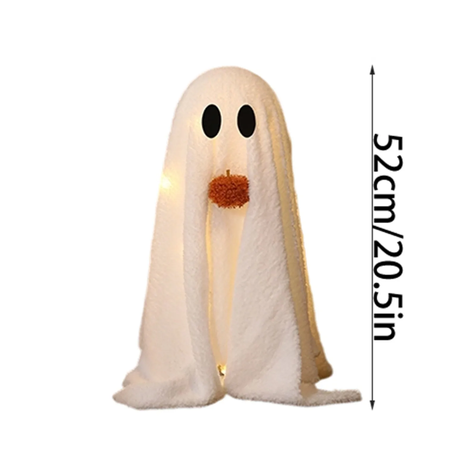 2PC Halloween Horror Glowing Ghost Indoor Decoration Scary Haunted House Prop Halloween Party Atmosphere Decoration Prop