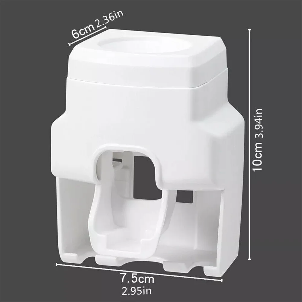 Creative Lazy Automatic Toothpaste Dispenser Toothpaste Squeezer Toothbrush Holder Bathroom Accessories Storage Rack