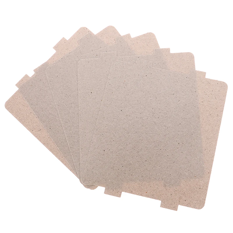 5pcs For Magnetron Cap 9.9*10.8cm Spare Parts Thickening Mica Plates Microwave Ovens Sheets