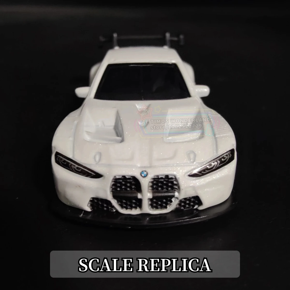 1/64 BMW M4 GT3 Replica Metal Mini Car Model Miniature Art Vehicle Figure Diecast Ornament Kid Boy Xmas Gift Toy