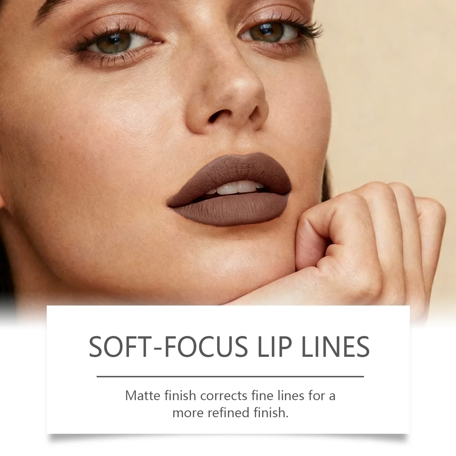 ココアマットシルキーリップグレイズ、塗りやすいマットな仕上がり、メイクなしでも軽い、肌色を改善し、潤いを与え、長持ちします。