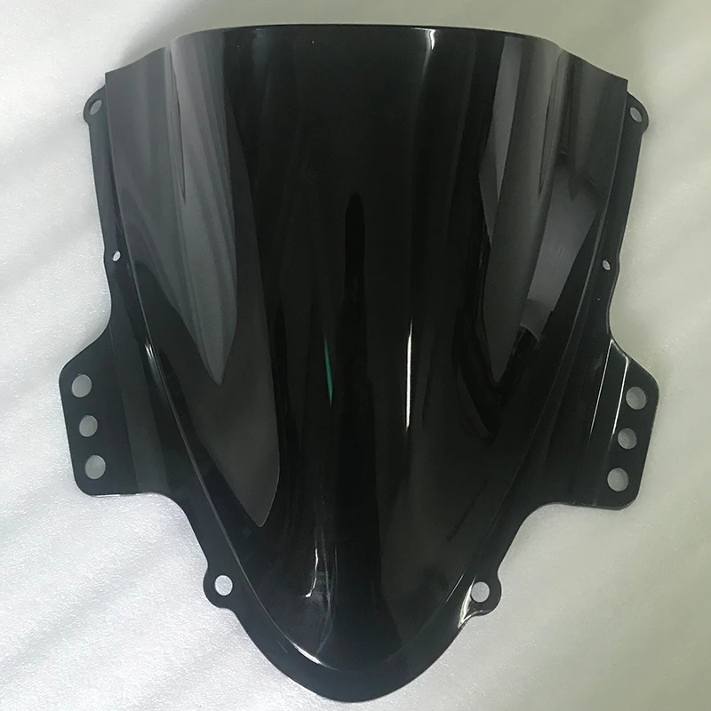 Windscreen Windshield For 2005 2006 Suzuki GSXR 1000 K5 Front Wind Deflector GSXR1000 GSX-R1000 1000R Double Bubble Black Smoke