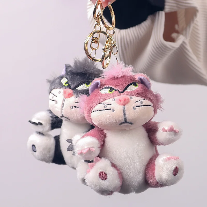 Disney Lucifer mainan boneka binatang lucu, hadiah ulang tahun anak perempuan, liontin kucing menenangkan 11cm ~ 20cm