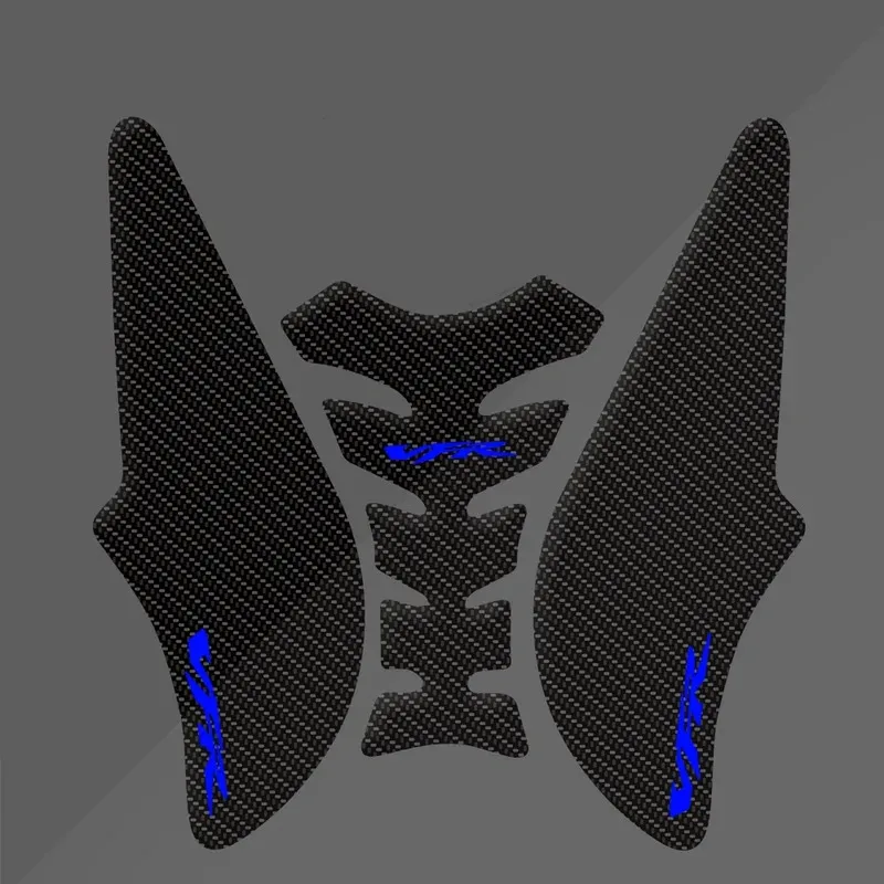 Fit For VFR 800 F VFR800 2014-2021 Motorcycle Tank Pad Protector Transparent 3D Epoxy Resin Fish Bone Decal