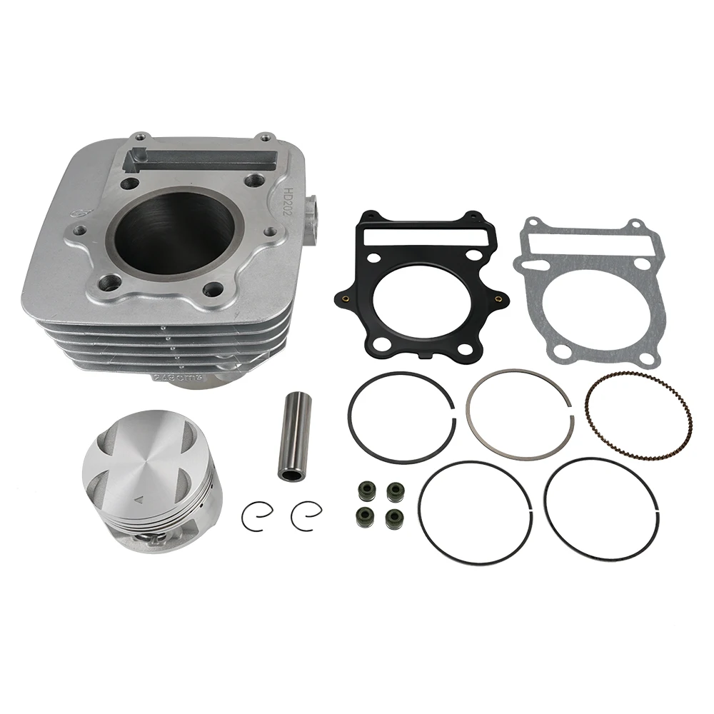 72MM Cylinder Piston Kit Rings Gasket For Suzuki DF 250 1987 DR 250 1982 1983 DR 250S 1982 1986 1987 GN 250E 1982 1991 GN 250