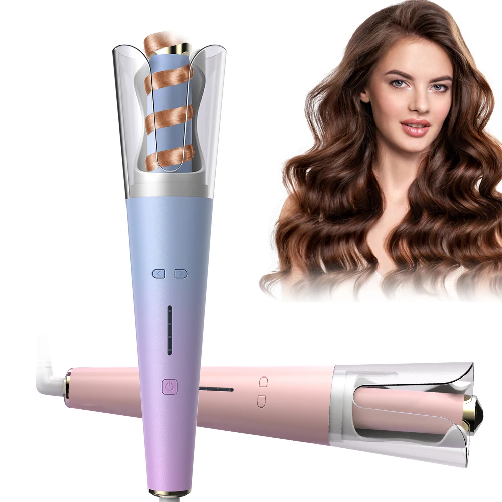 

Magic Curling Iron New Automatic Hair Curler Multifunctional Rotating Roller Fast Heating LCD Display Colorful Hair Styling Tool