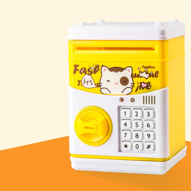 Smart Funny Money Boxes Electronic Piggy Bank Ticket Coin Kids Money Boxes Mysterious Safe Hucha Infantil Cute Decor WW50MB