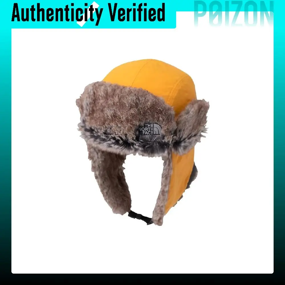 THE NORTH FACE Cotton linen Blend Trapper Hats Unisex Orange NN42536 SG