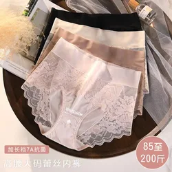 XL-XXXL Women's Underwear panty Sexy Lace Underpants plus size High Waist Seamless Comfortable Triangle Pants female hollow out