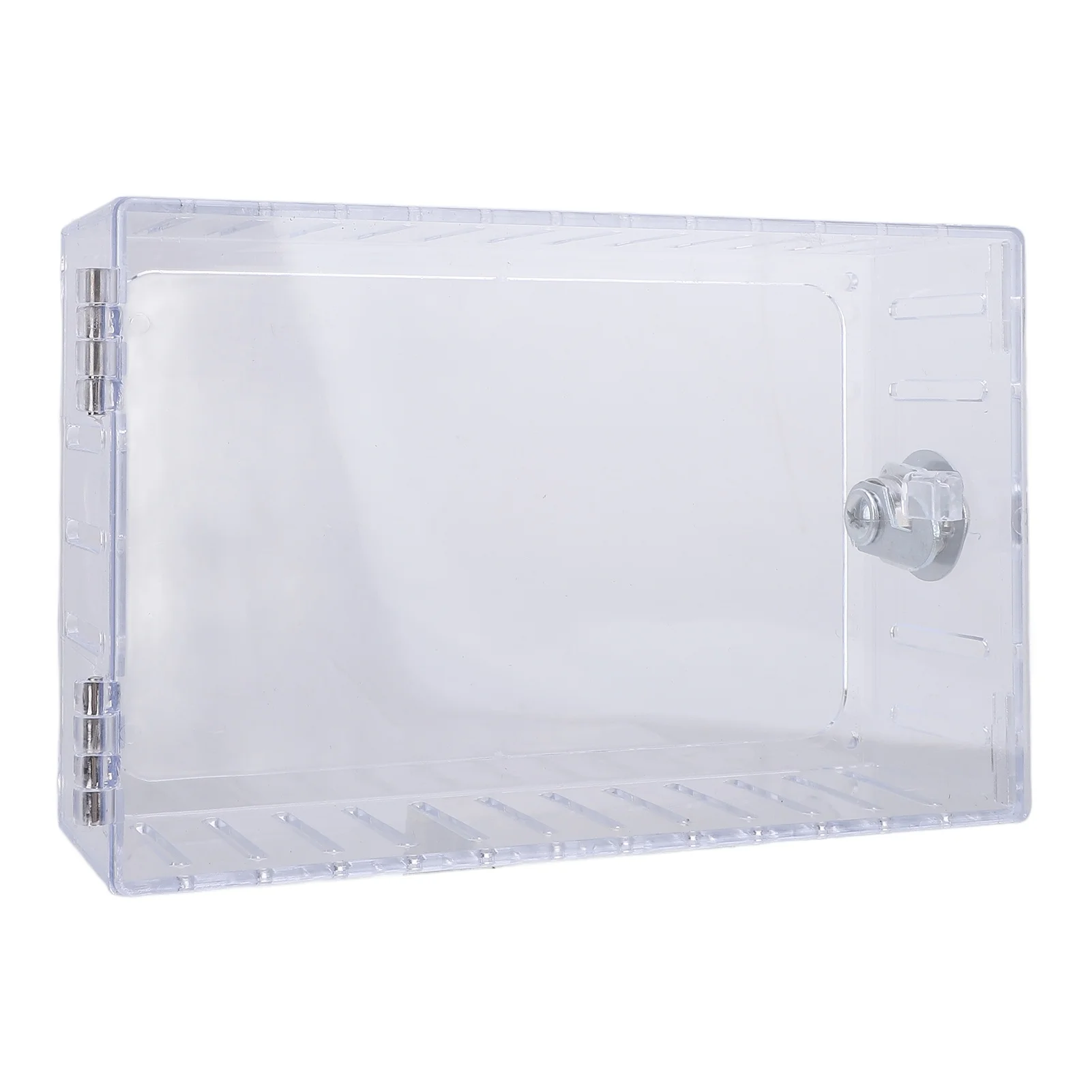 Clear Thermostat Lock Box with Key Maintaining Temperature Precise High Visible Universal Fit Thermostat Cover Guard
