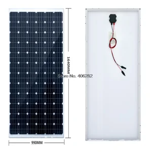 New 300W Monocrystalline Silicon Solar Panel Photovoltaic Power Generation System 12V24V Household