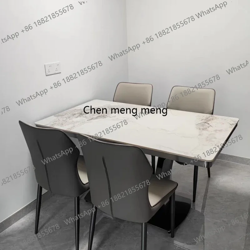 Picture 6: New arrive modern dining 4person dining table set dining table set 4 chairs and chairs complete kitchen furniture full equipped