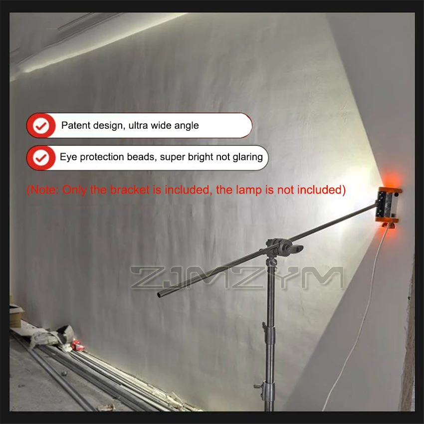 Polishing Spotlight Bracket LED Polishing Special Lamp Bracket One Wall Bracket Stainless Steel Light Bracket (Excluding Lights)