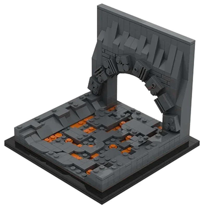 Star Film Modell Moc Gebäude Ziegel Kampf Basis Und Lava Fluss Technologie Modulare Blöcke Geschenke Weihnachten Spielzeug DIY Sets Montage