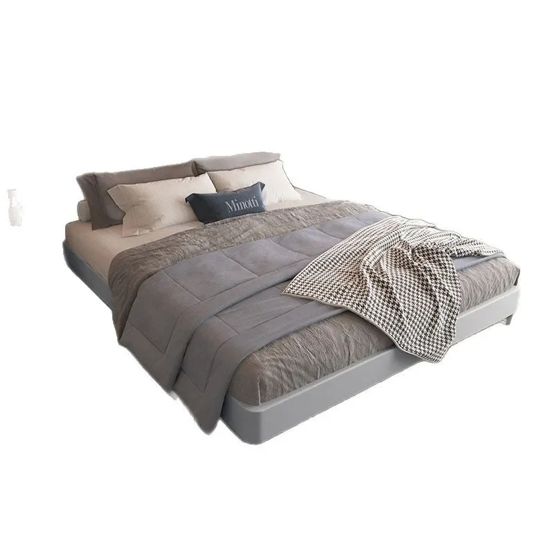 Solid Wood Small Medium Bed for Hotel Durable Build No Assembly Required Easy Installation Sturdy Construction Versatile Use